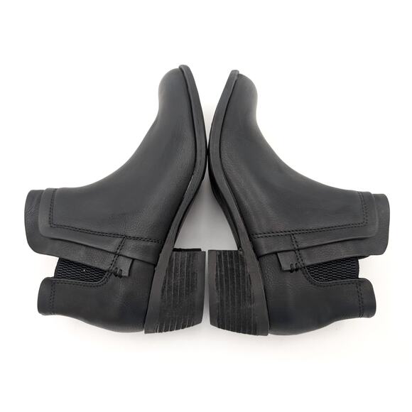 B.O.C Grover Slip-On Bootie Elastic Gore Round Toe Women's Black Size US7M EU38 - Picture 10 of 12